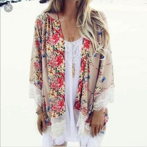 Floral Boho Kimono